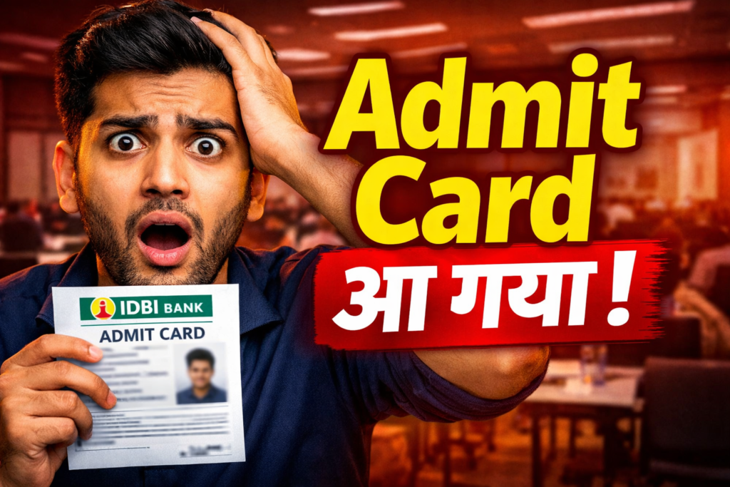 IDBI JAM Admit Card 2026