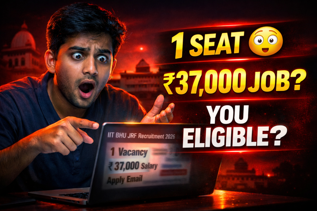 IIT BHU JRF Recruitment 2026