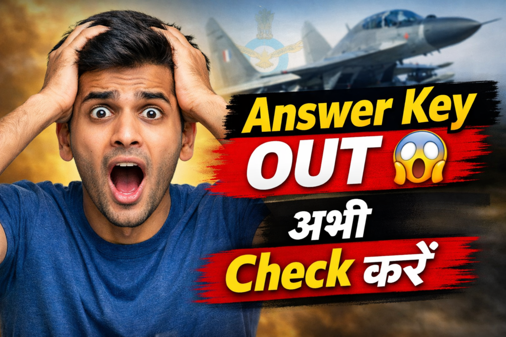 Indian Air Force Agniveer Vayu Intake Answer Key 2026