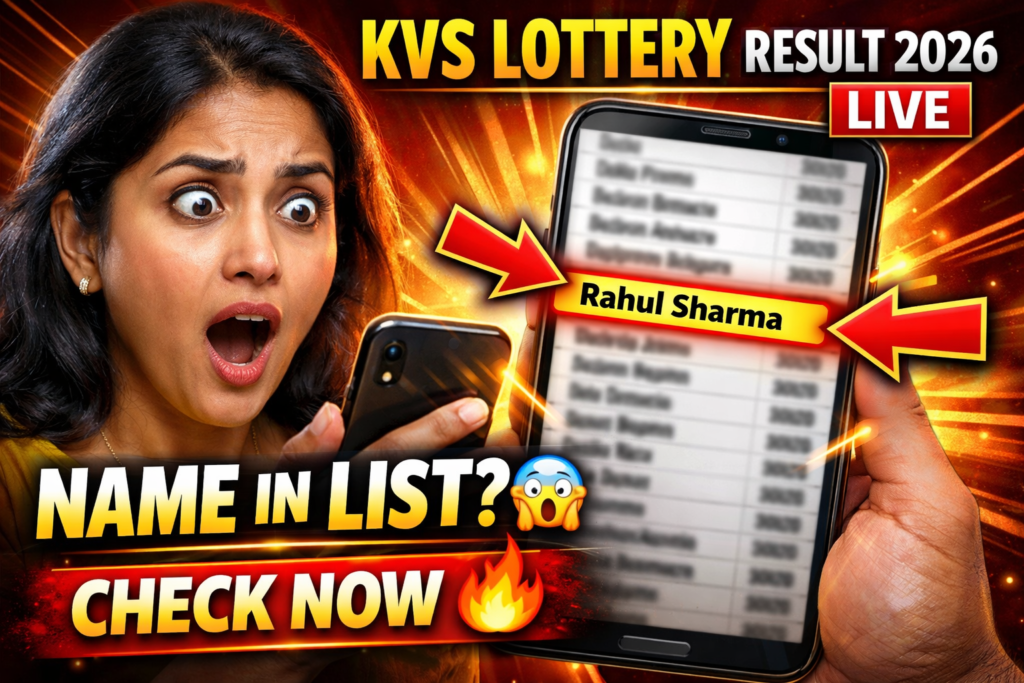 KVS Lottery Result 2026