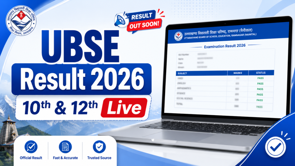 Uttarakhand Board Result 2026