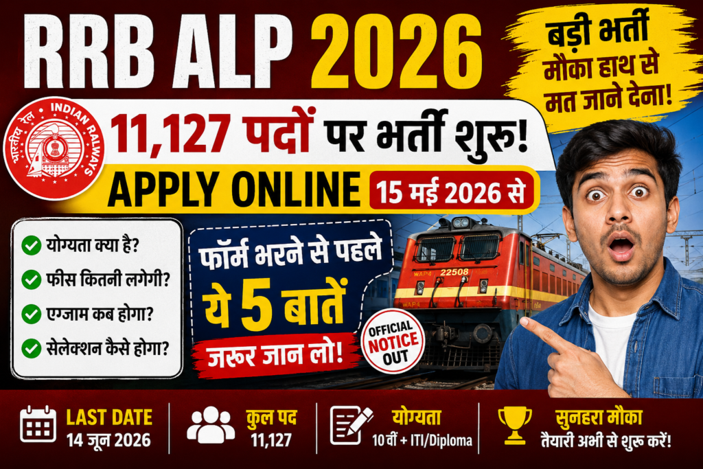 RRB ALP Recruitment 2026