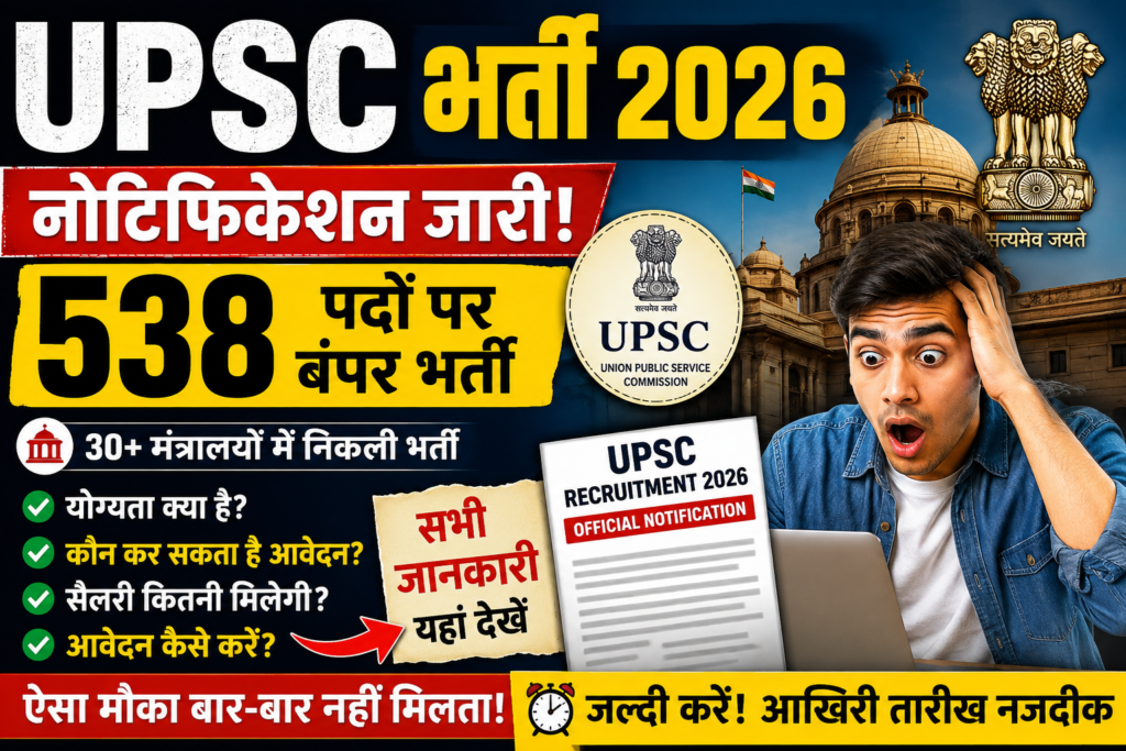 UPSC Recruitment 2026